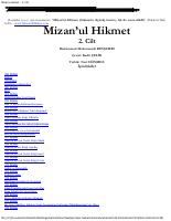 Mizan’ul Hikmet 02 - Muhammed Muhammedi Reyşehri.epub